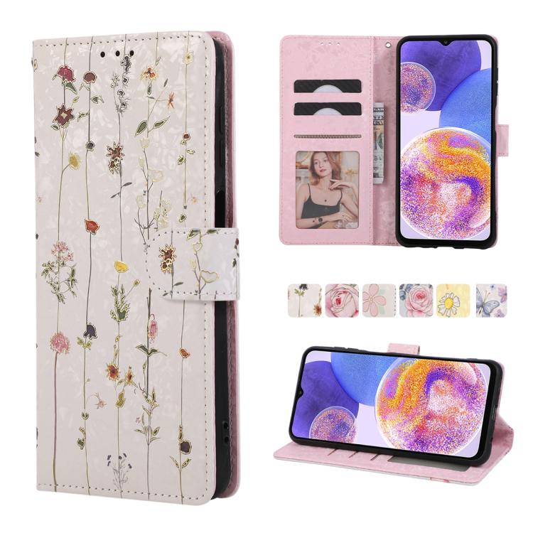 Bronzing Painting RFID Leather Case, For Samsung Galaxy A53 5G, For Samsung Galaxy A52 5G, For Samsung Galaxy A51, For Samsung Galaxy A33 5G, For Samsung Galaxy A32 5G, For Samsung Galaxy A32 4G, For Samsung Galaxy A23 4G, For Samsung Galaxy A22 5G