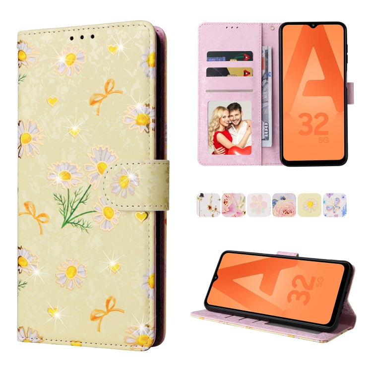 Bronzing Painting RFID Leather Case, For Samsung Galaxy A53 5G, For Samsung Galaxy A52 5G, For Samsung Galaxy A51, For Samsung Galaxy A33 5G, For Samsung Galaxy A32 5G, For Samsung Galaxy A32 4G, For Samsung Galaxy A23 4G, For Samsung Galaxy A22 5G