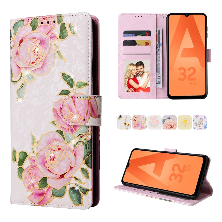 Bronzing Painting RFID Leather Case, For Samsung Galaxy A53 5G, For Samsung Galaxy A52 5G, For Samsung Galaxy A51, For Samsung Galaxy A33 5G, For Samsung Galaxy A32 5G, For Samsung Galaxy A32 4G, For Samsung Galaxy A23 4G, For Samsung Galaxy A22 5G
