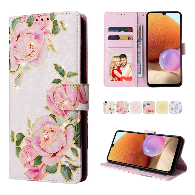 Bronzing Painting RFID Leather Case, For Samsung Galaxy A53 5G, For Samsung Galaxy A52 5G, For Samsung Galaxy A51, For Samsung Galaxy A33 5G, For Samsung Galaxy A32 5G, For Samsung Galaxy A32 4G, For Samsung Galaxy A23 4G, For Samsung Galaxy A22 5G