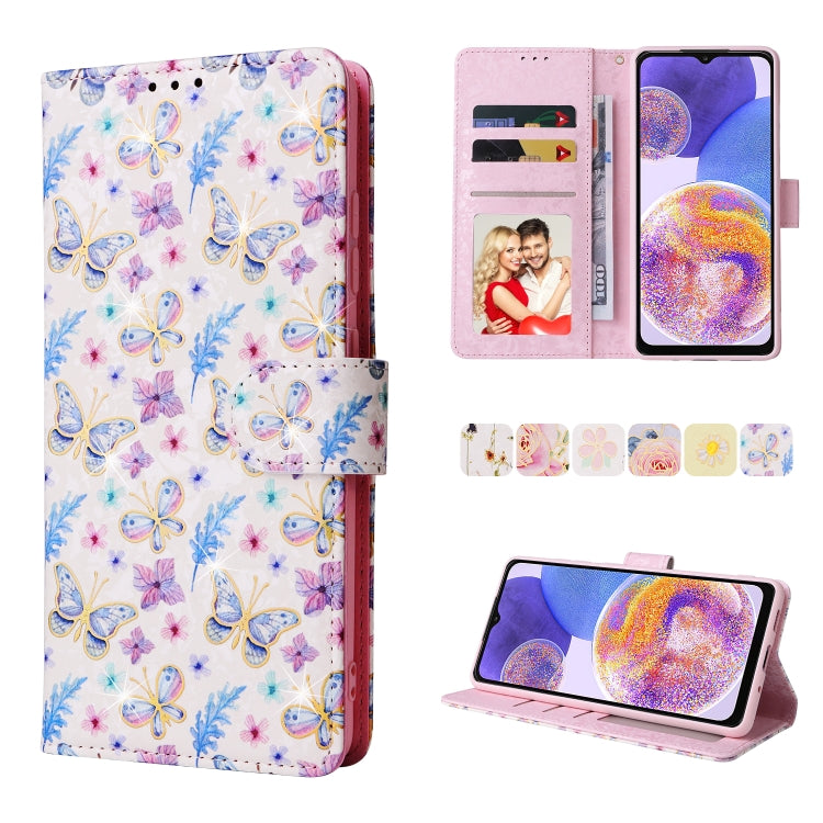 Bronzing Painting RFID Leather Case, For Samsung Galaxy A53 5G, For Samsung Galaxy A52 5G, For Samsung Galaxy A51, For Samsung Galaxy A33 5G, For Samsung Galaxy A32 5G, For Samsung Galaxy A32 4G, For Samsung Galaxy A23 4G, For Samsung Galaxy A22 5G