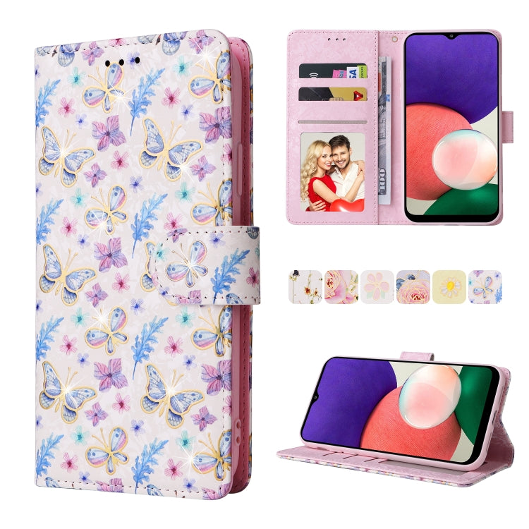 Bronzing Painting RFID Leather Case, For Samsung Galaxy A53 5G, For Samsung Galaxy A52 5G, For Samsung Galaxy A51, For Samsung Galaxy A33 5G, For Samsung Galaxy A32 5G, For Samsung Galaxy A32 4G, For Samsung Galaxy A23 4G, For Samsung Galaxy A22 5G