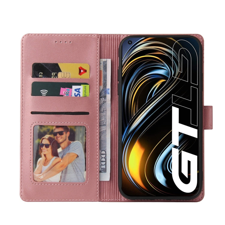 GQUTROBE Skin Feel Magnetic Leather Phone Case, For Realme GT 5G, For Realme V13 5G, For Realme X7 Pro