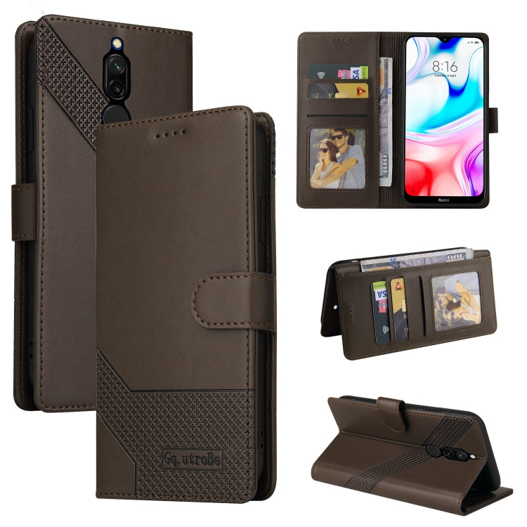 GQUTROBE Skin Feel Magnetic Leather Phone Case, For Xiaomi Redmi Note 10 Pro, For Xiaomi Redmi 8, For Xiaomi Redmi 9, For Xiaomi Redmi 10, For Xiaomi Redmi Note 7, For Xiaomi Redmi Note 10 4G, For Xiaomi Redmi Note 11 4G Global, For Xiaomi Redmi Note 8...
