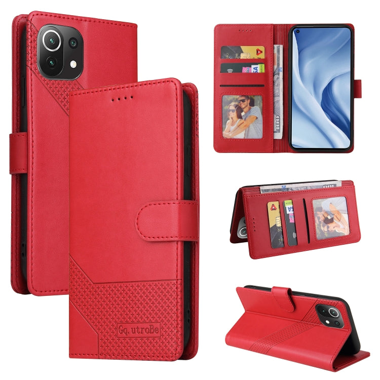 GQUTROBE Skin Feel Magnetic Leather Phone Case, For Xiaomi Redmi Note 9 / 10X 4G, For Xiaomi Redmi Note 11 Pro, For Xiaomi Mi 10 Lite, For Xiaomi Mi 11 Lite, For Xiaomi Poco F3, For Xiaomi Poco X3 NFC, For Xiaomi Mi 10T Lite, For Xiaomi Mi 10T Pro     ...