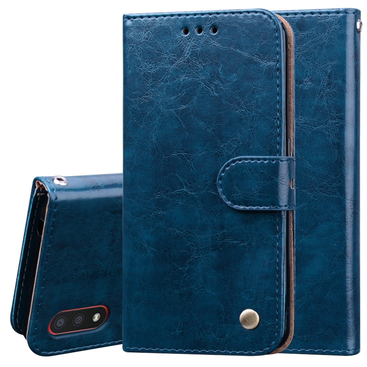 Business Style Oil Wax Texture Horizontal Flip Leather Case, with Holder & Card Slots & Wallet, For Samsung Galaxy A01, For Samsung Galaxy A51, For Samsung Galaxy A71, For Samsung Galaxy A81 / Note 10 Lite, For Samsung Galaxy A91 / S10 Lite            ...