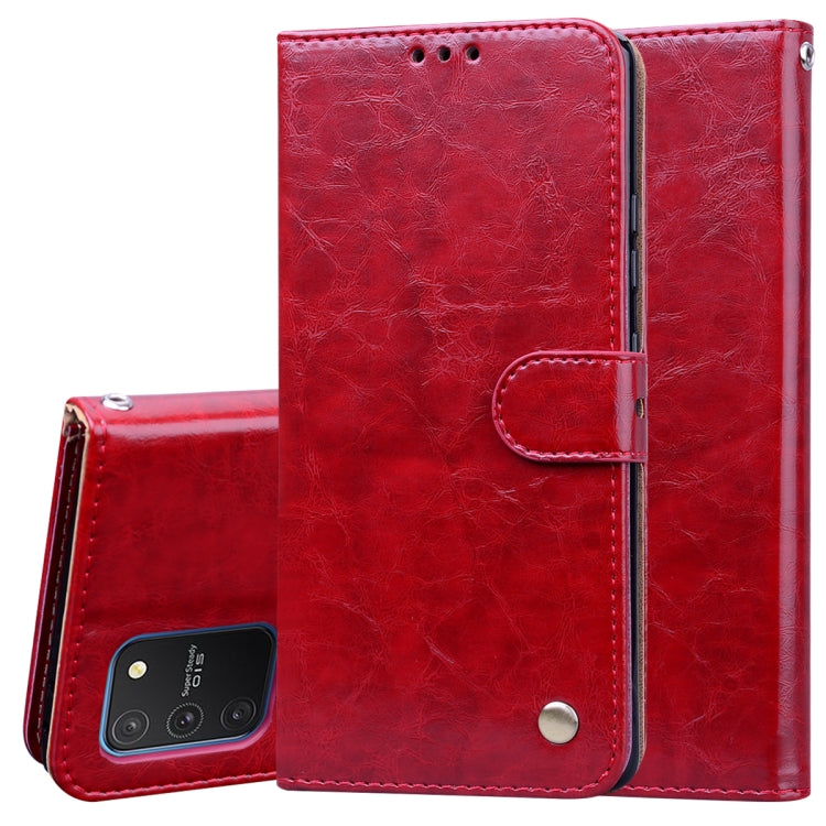 Business Style Oil Wax Texture Horizontal Flip Leather Case, with Holder & Card Slots & Wallet, For Samsung Galaxy A01, For Samsung Galaxy A51, For Samsung Galaxy A71, For Samsung Galaxy A81 / Note 10 Lite, For Samsung Galaxy A91 / S10 Lite            ...