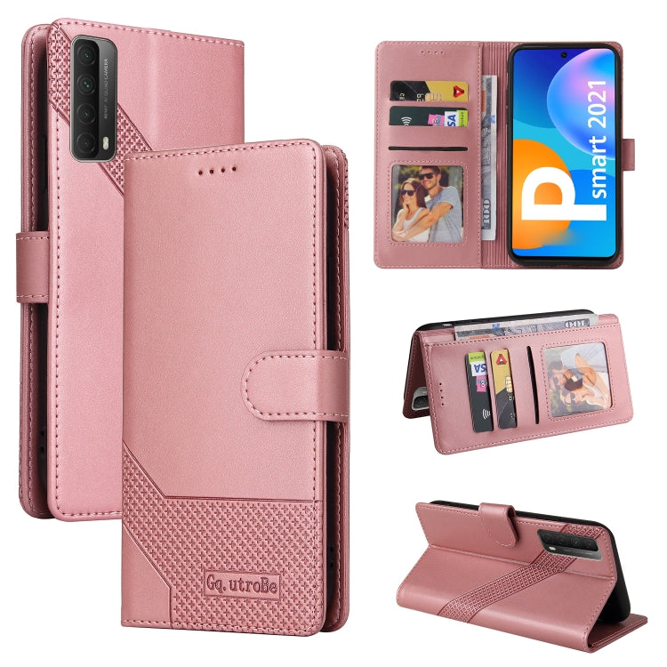 GQUTROBE Skin Feel Magnetic Leather Phone Case, For Huawei P Smart 2021, For Huawei P20 Lite, For Huawei P30 Pro, For Huawei P30 Lite, For Huawei P40 Lite, For Huawei P40 Pro, For Huawei P Smart 2019, For Huawei P Smart Z