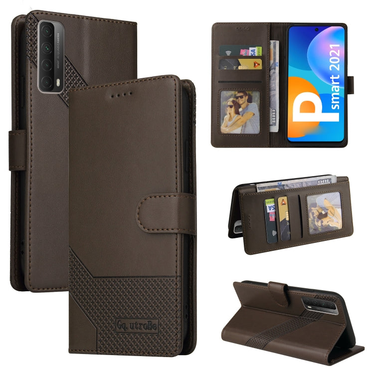 GQUTROBE Skin Feel Magnetic Leather Phone Case, For Huawei P Smart 2021, For Huawei P20 Lite, For Huawei P30 Pro, For Huawei P30 Lite, For Huawei P40 Lite, For Huawei P40 Pro, For Huawei P Smart 2019, For Huawei P Smart Z