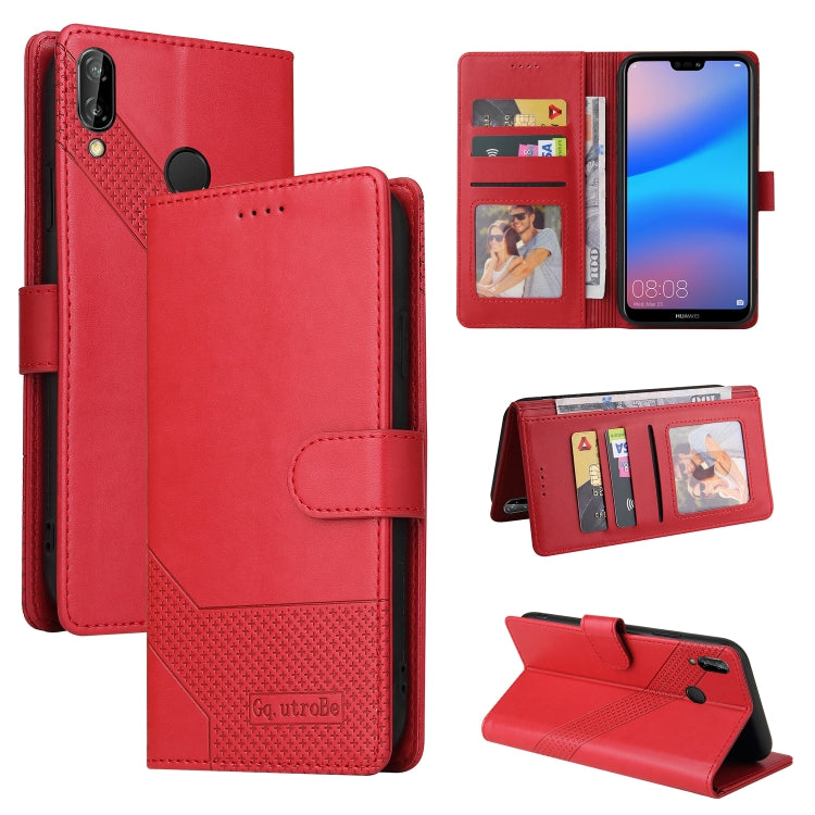 GQUTROBE Skin Feel Magnetic Leather Phone Case, For Huawei P Smart 2021, For Huawei P20 Lite, For Huawei P30 Pro, For Huawei P30 Lite, For Huawei P40 Lite, For Huawei P40 Pro, For Huawei P Smart 2019, For Huawei P Smart Z