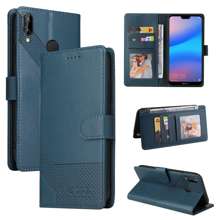 GQUTROBE Skin Feel Magnetic Leather Phone Case, For Huawei P Smart 2021, For Huawei P20 Lite, For Huawei P30 Pro, For Huawei P30 Lite, For Huawei P40 Lite, For Huawei P40 Pro, For Huawei P Smart 2019, For Huawei P Smart Z