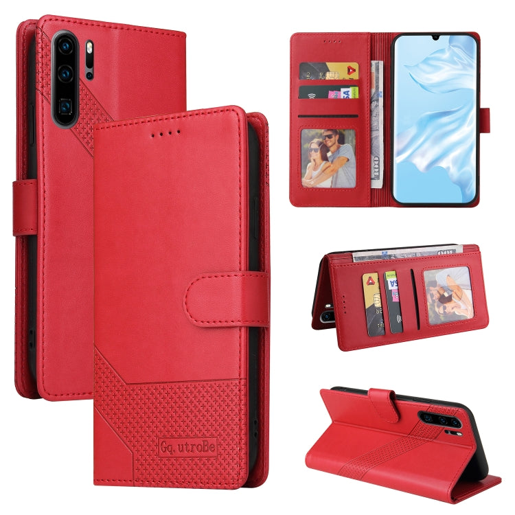 GQUTROBE Skin Feel Magnetic Leather Phone Case, For Huawei P Smart 2021, For Huawei P20 Lite, For Huawei P30 Pro, For Huawei P30 Lite, For Huawei P40 Lite, For Huawei P40 Pro, For Huawei P Smart 2019, For Huawei P Smart Z
