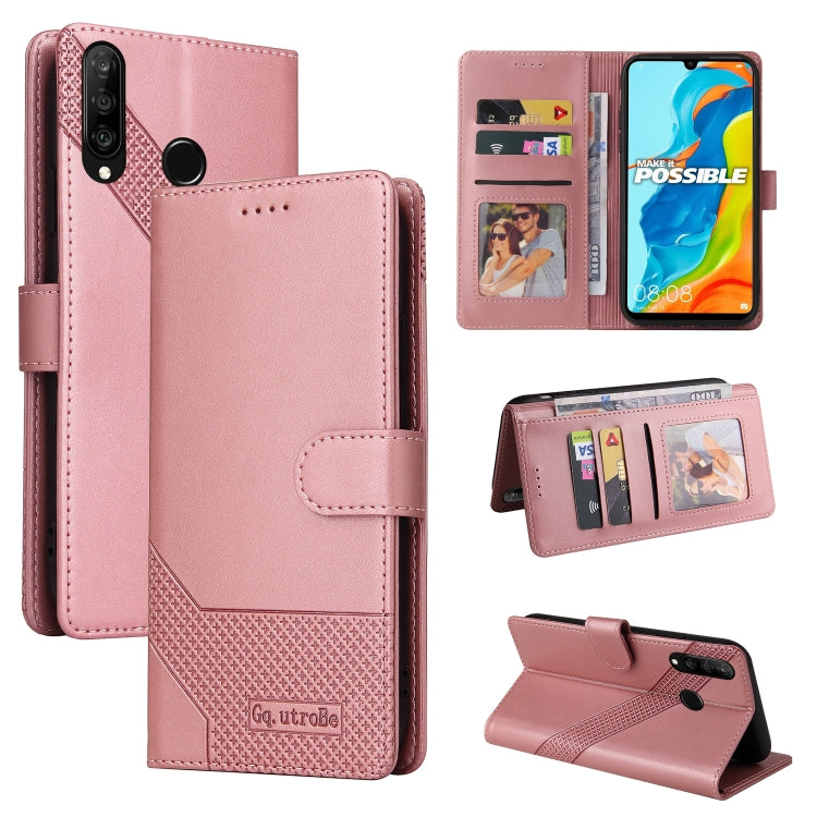 GQUTROBE Skin Feel Magnetic Leather Phone Case, For Huawei P Smart 2021, For Huawei P20 Lite, For Huawei P30 Pro, For Huawei P30 Lite, For Huawei P40 Lite, For Huawei P40 Pro, For Huawei P Smart 2019, For Huawei P Smart Z