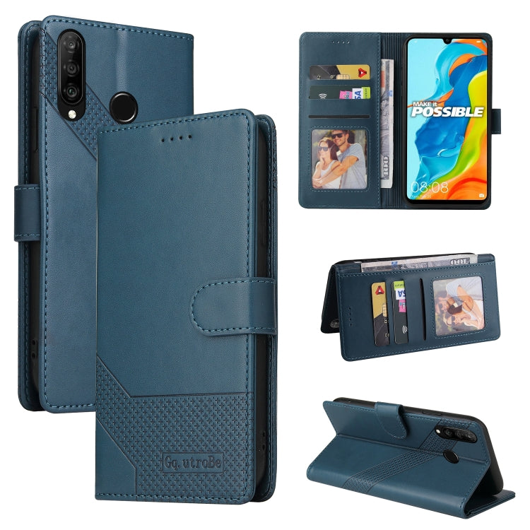 GQUTROBE Skin Feel Magnetic Leather Phone Case, For Huawei P Smart 2021, For Huawei P20 Lite, For Huawei P30 Pro, For Huawei P30 Lite, For Huawei P40 Lite, For Huawei P40 Pro, For Huawei P Smart 2019, For Huawei P Smart Z