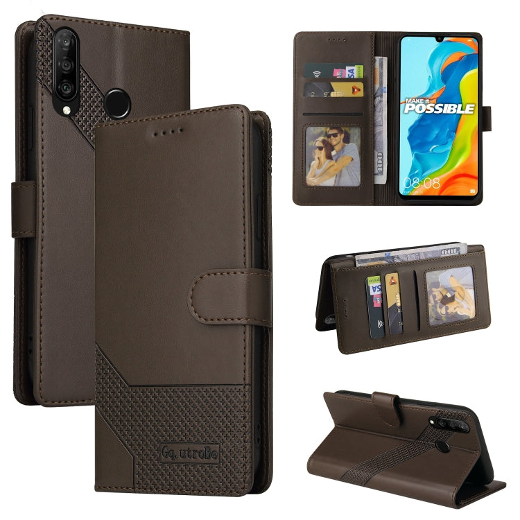 GQUTROBE Skin Feel Magnetic Leather Phone Case, For Huawei P Smart 2021, For Huawei P20 Lite, For Huawei P30 Pro, For Huawei P30 Lite, For Huawei P40 Lite, For Huawei P40 Pro, For Huawei P Smart 2019, For Huawei P Smart Z