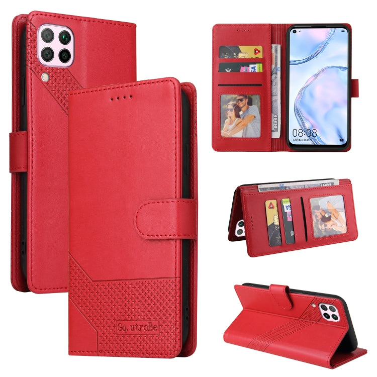 GQUTROBE Skin Feel Magnetic Leather Phone Case, For Huawei P Smart 2021, For Huawei P20 Lite, For Huawei P30 Pro, For Huawei P30 Lite, For Huawei P40 Lite, For Huawei P40 Pro, For Huawei P Smart 2019, For Huawei P Smart Z