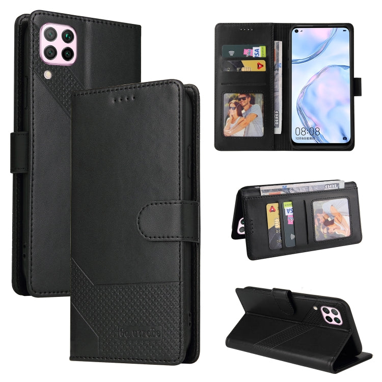 GQUTROBE Skin Feel Magnetic Leather Phone Case, For Huawei P Smart 2021, For Huawei P20 Lite, For Huawei P30 Pro, For Huawei P30 Lite, For Huawei P40 Lite, For Huawei P40 Pro, For Huawei P Smart 2019, For Huawei P Smart Z