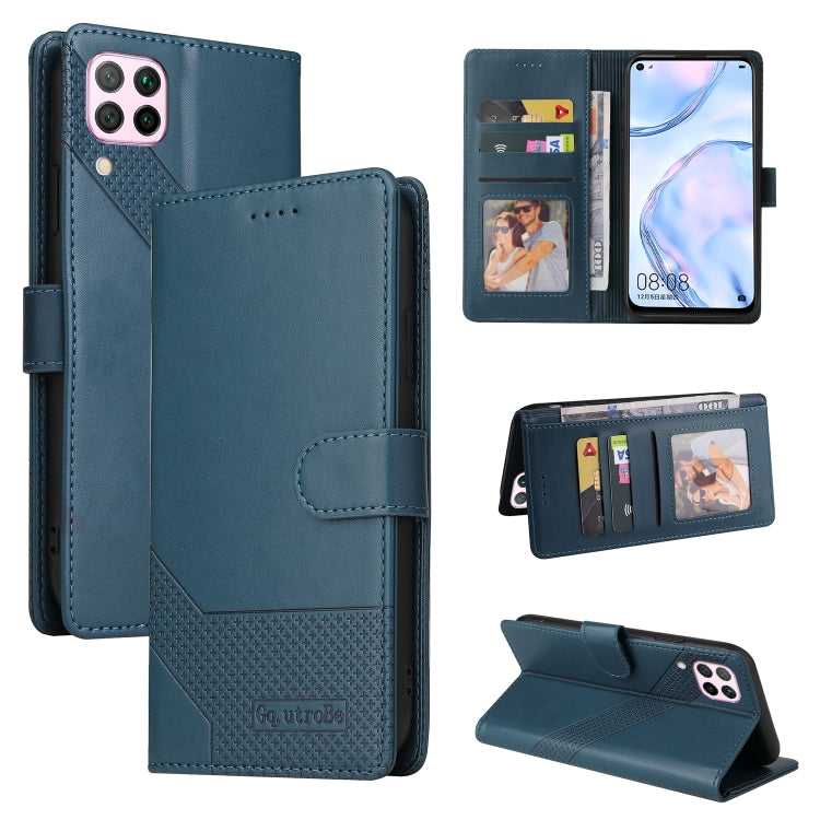 GQUTROBE Skin Feel Magnetic Leather Phone Case, For Huawei P Smart 2021, For Huawei P20 Lite, For Huawei P30 Pro, For Huawei P30 Lite, For Huawei P40 Lite, For Huawei P40 Pro, For Huawei P Smart 2019, For Huawei P Smart Z