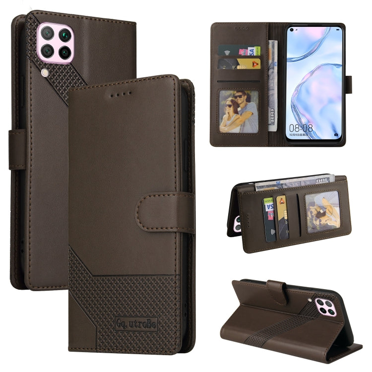 GQUTROBE Skin Feel Magnetic Leather Phone Case, For Huawei P Smart 2021, For Huawei P20 Lite, For Huawei P30 Pro, For Huawei P30 Lite, For Huawei P40 Lite, For Huawei P40 Pro, For Huawei P Smart 2019, For Huawei P Smart Z