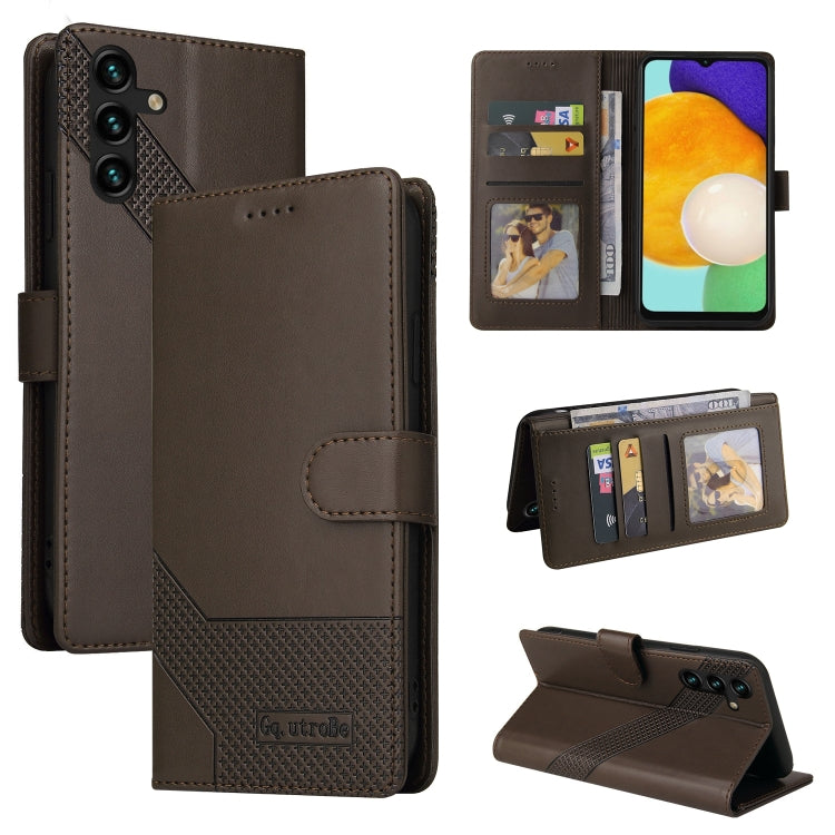 GQUTROBE Skin Feel Magnetic Leather Phone Case, For Samsung Galaxy A23, For Samsung Galaxy A02, For Samsung Galaxy A02s, For Samsung Galaxy A03s, For Samsung Galaxy A7 2018, For Samsung Galaxy A10, For Samsung Galaxy A12, For Samsung Galaxy A13        ...