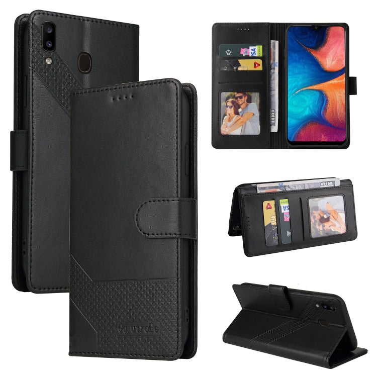 GQUTROBE Skin Feel Magnetic Leather Phone Case, For Samsung Galaxy A20e, For Samsung Galaxy A20s, For Samsung Galaxy A21s, For Samsung Galaxy A22 4G, For Samsung Galaxy A22 5G, For Samsung Galaxy A31, For Samsung Galaxy A32 4G, For Samsung Galaxy A32 5...
