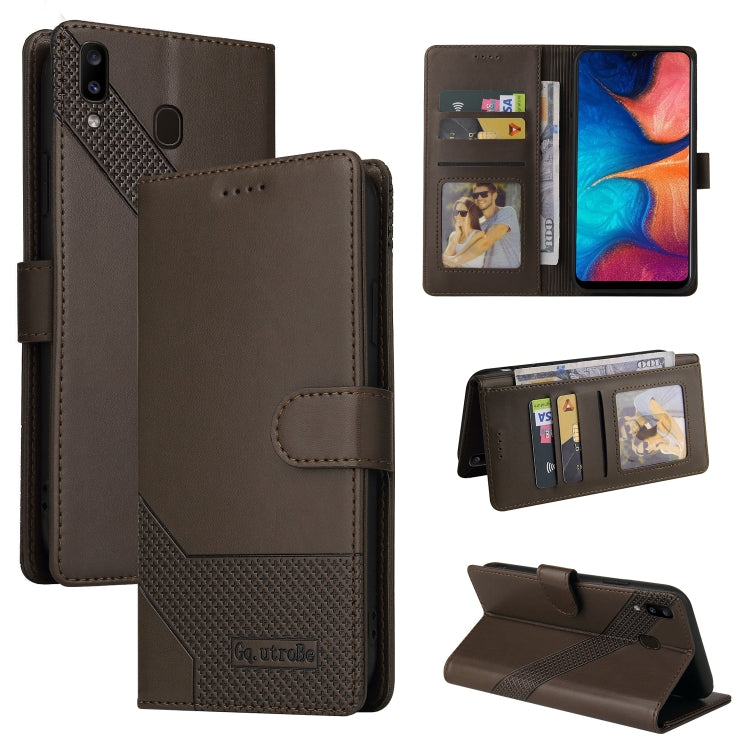 GQUTROBE Skin Feel Magnetic Leather Phone Case, For Samsung Galaxy A20e, For Samsung Galaxy A20s, For Samsung Galaxy A21s, For Samsung Galaxy A22 4G, For Samsung Galaxy A22 5G, For Samsung Galaxy A31, For Samsung Galaxy A32 4G, For Samsung Galaxy A32 5...