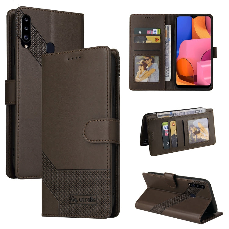 GQUTROBE Skin Feel Magnetic Leather Phone Case, For Samsung Galaxy A20e, For Samsung Galaxy A20s, For Samsung Galaxy A21s, For Samsung Galaxy A22 4G, For Samsung Galaxy A22 5G, For Samsung Galaxy A31, For Samsung Galaxy A32 4G, For Samsung Galaxy A32 5...