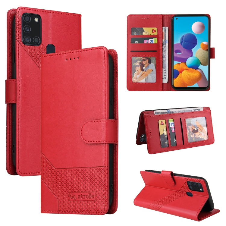 GQUTROBE Skin Feel Magnetic Leather Phone Case, For Samsung Galaxy A20e, For Samsung Galaxy A20s, For Samsung Galaxy A21s, For Samsung Galaxy A22 4G, For Samsung Galaxy A22 5G, For Samsung Galaxy A31, For Samsung Galaxy A32 4G, For Samsung Galaxy A32 5...
