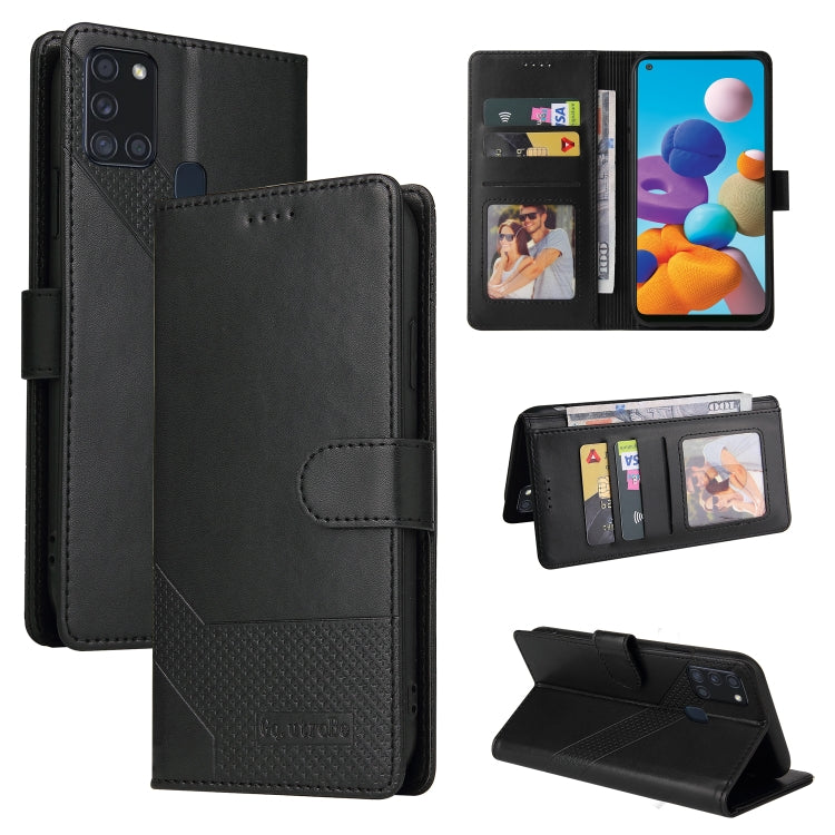 GQUTROBE Skin Feel Magnetic Leather Phone Case, For Samsung Galaxy A20e, For Samsung Galaxy A20s, For Samsung Galaxy A21s, For Samsung Galaxy A22 4G, For Samsung Galaxy A22 5G, For Samsung Galaxy A31, For Samsung Galaxy A32 4G, For Samsung Galaxy A32 5...