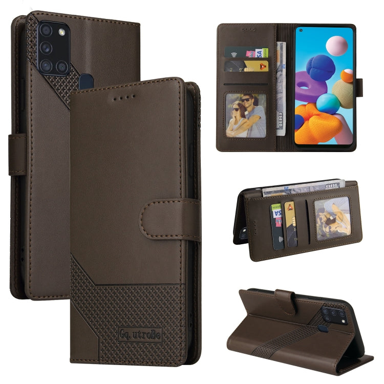 GQUTROBE Skin Feel Magnetic Leather Phone Case, For Samsung Galaxy A20e, For Samsung Galaxy A20s, For Samsung Galaxy A21s, For Samsung Galaxy A22 4G, For Samsung Galaxy A22 5G, For Samsung Galaxy A31, For Samsung Galaxy A32 4G, For Samsung Galaxy A32 5...