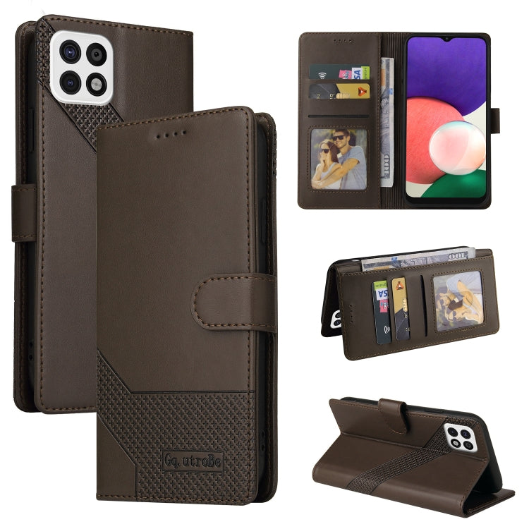 GQUTROBE Skin Feel Magnetic Leather Phone Case, For Samsung Galaxy A20e, For Samsung Galaxy A20s, For Samsung Galaxy A21s, For Samsung Galaxy A22 4G, For Samsung Galaxy A22 5G, For Samsung Galaxy A31, For Samsung Galaxy A32 4G, For Samsung Galaxy A32 5...