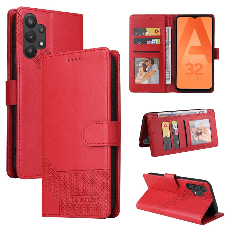 GQUTROBE Skin Feel Magnetic Leather Phone Case, For Samsung Galaxy A20e, For Samsung Galaxy A20s, For Samsung Galaxy A21s, For Samsung Galaxy A22 4G, For Samsung Galaxy A22 5G, For Samsung Galaxy A31, For Samsung Galaxy A32 4G, For Samsung Galaxy A32 5...
