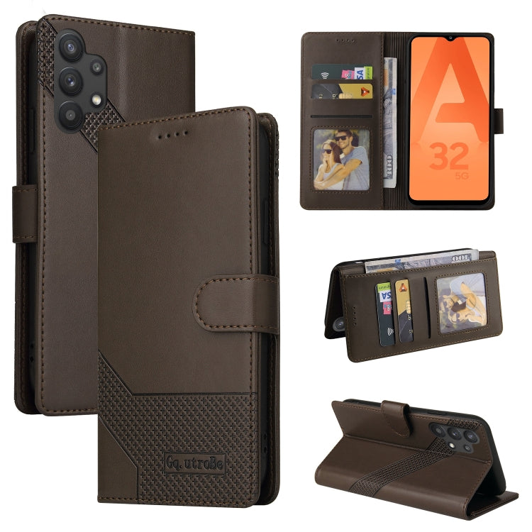 GQUTROBE Skin Feel Magnetic Leather Phone Case, For Samsung Galaxy A20e, For Samsung Galaxy A20s, For Samsung Galaxy A21s, For Samsung Galaxy A22 4G, For Samsung Galaxy A22 5G, For Samsung Galaxy A31, For Samsung Galaxy A32 4G, For Samsung Galaxy A32 5...
