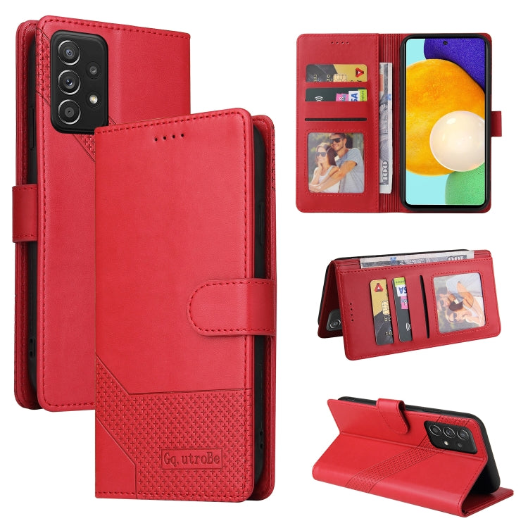 GQUTROBE Skin Feel Magnetic Leather Phone Case, For Samsung Galaxy A41, For Samsung Galaxy A42 5G, For Samsung Galaxy A50, For Samsung Galaxy A51 4G, For Samsung Galaxy A51 5G, For Samsung Galaxy A52 5G / 4G, For Samsung Galaxy A53 5G                  ...