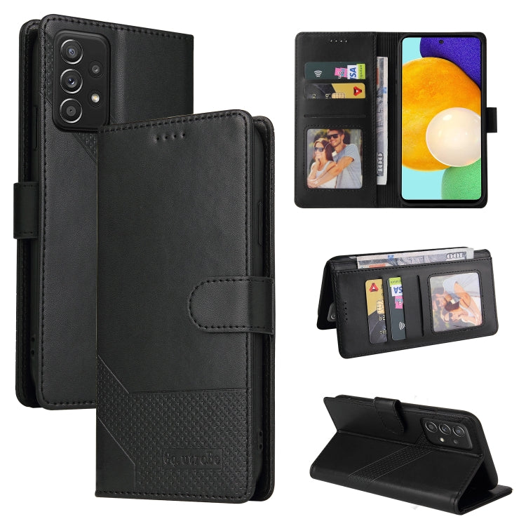GQUTROBE Skin Feel Magnetic Leather Phone Case, For Samsung Galaxy A41, For Samsung Galaxy A42 5G, For Samsung Galaxy A50, For Samsung Galaxy A51 4G, For Samsung Galaxy A51 5G, For Samsung Galaxy A52 5G / 4G, For Samsung Galaxy A53 5G                  ...
