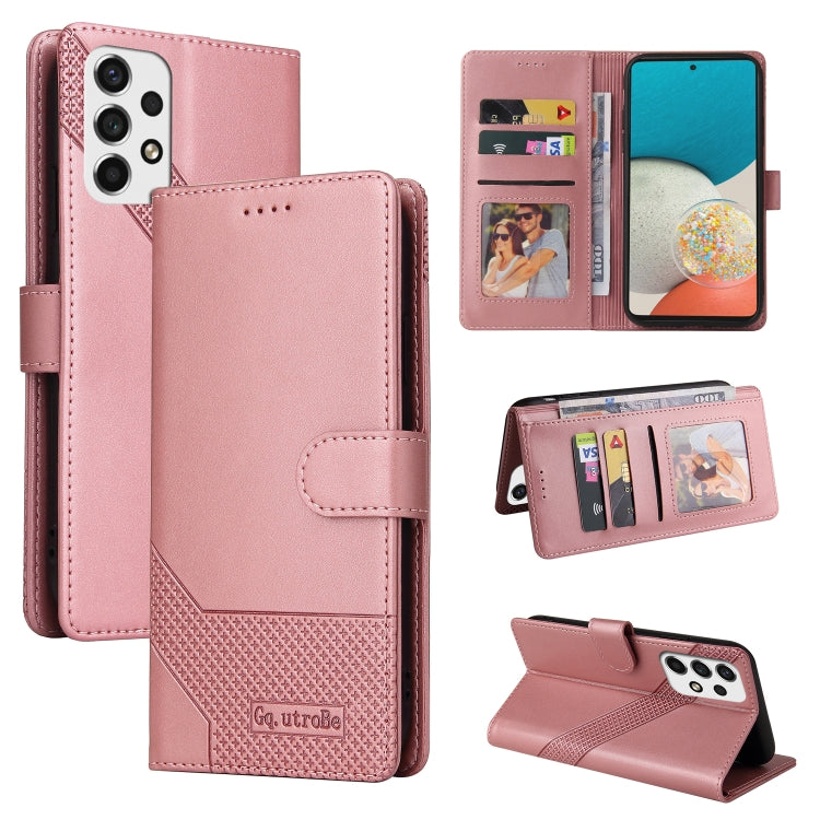 GQUTROBE Skin Feel Magnetic Leather Phone Case, For Samsung Galaxy A41, For Samsung Galaxy A42 5G, For Samsung Galaxy A50, For Samsung Galaxy A51 4G, For Samsung Galaxy A51 5G, For Samsung Galaxy A52 5G / 4G, For Samsung Galaxy A53 5G                  ...