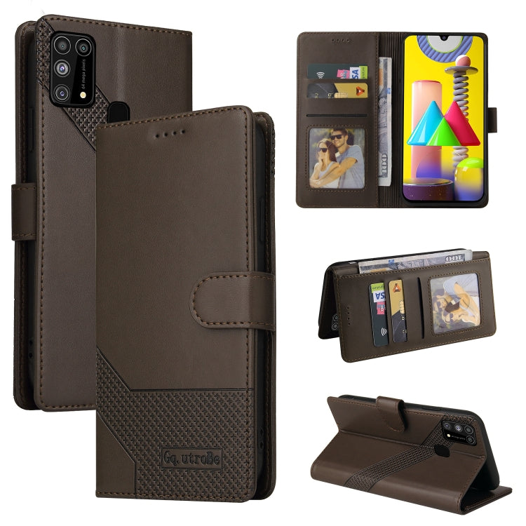 GQUTROBE Skin Feel Magnetic Leather Phone Case, For Samsung Galaxy M31, For Samsung Galaxy M32, For Samsung Galaxy Note8, For Samsung Galaxy Note9, For Samsung Galaxy Note10+, For Samsung Galaxy Note20, For Samsung Galaxy Note20 Ultra                  ...