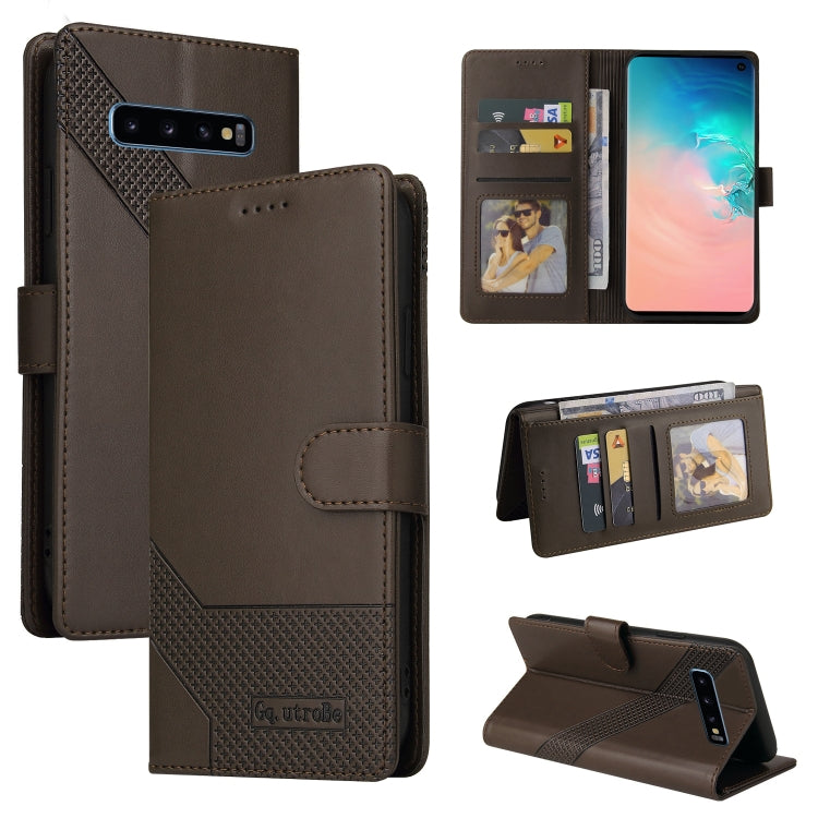 GQUTROBE Skin Feel Magnetic Leather Phone Case, For Samsung Galaxy S9, For Samsung Galaxy S9+, For Samsung Galaxy S10, For Samsung Galaxy S10+, For Samsung Galaxy S20, For Samsung Galaxy S20+, For Samsung Galaxy S20 Ultra, For Samsung Galaxy S21 5G    ...