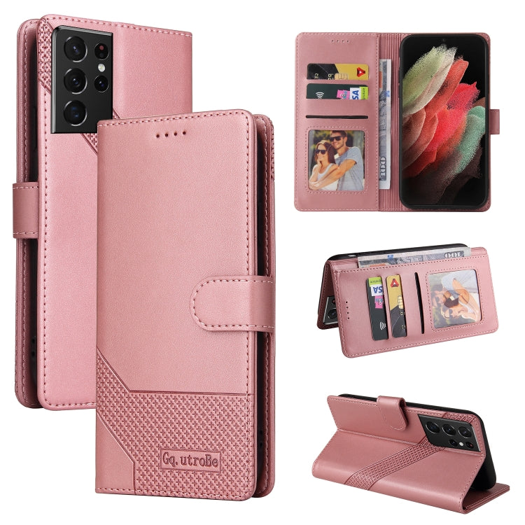 GQUTROBE Skin Feel Magnetic Leather Phone Case, For Samsung Galaxy S21 Ultra 5G, For Samsung Galaxy S21 FE 5G, For Samsung Galaxy S22 5G, For Samsung Galaxy S22+ 5G, For Samsung Galaxy S22 Ultra 5G, For Samsung Galaxy S20 FE