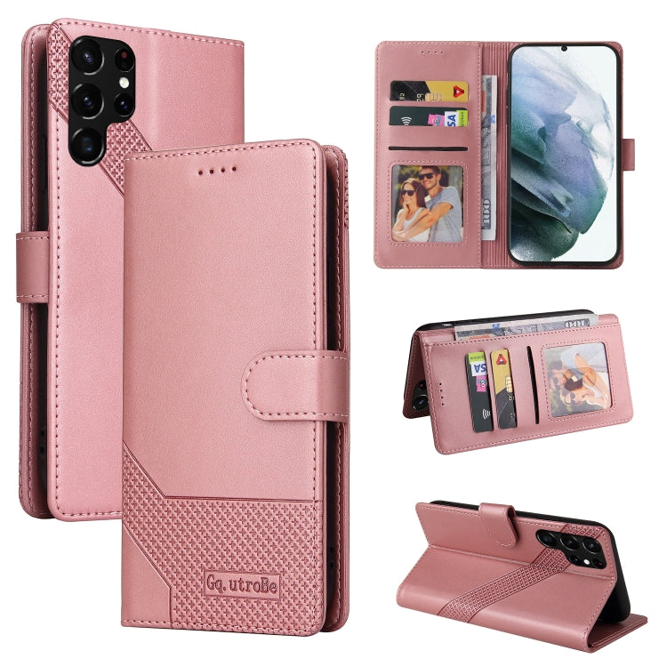 GQUTROBE Skin Feel Magnetic Leather Phone Case, For Samsung Galaxy S21 Ultra 5G, For Samsung Galaxy S21 FE 5G, For Samsung Galaxy S22 5G, For Samsung Galaxy S22+ 5G, For Samsung Galaxy S22 Ultra 5G, For Samsung Galaxy S20 FE