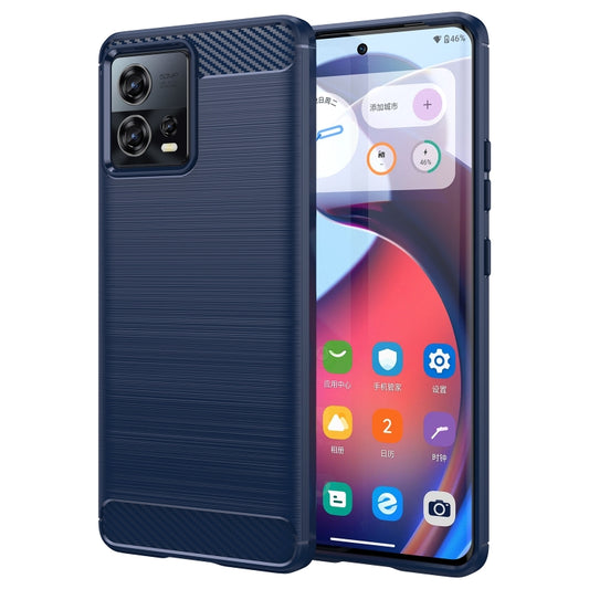 Brushed Texture Carbon Fiber TPU Phone Case, For Motorola Moto S30 Pro
