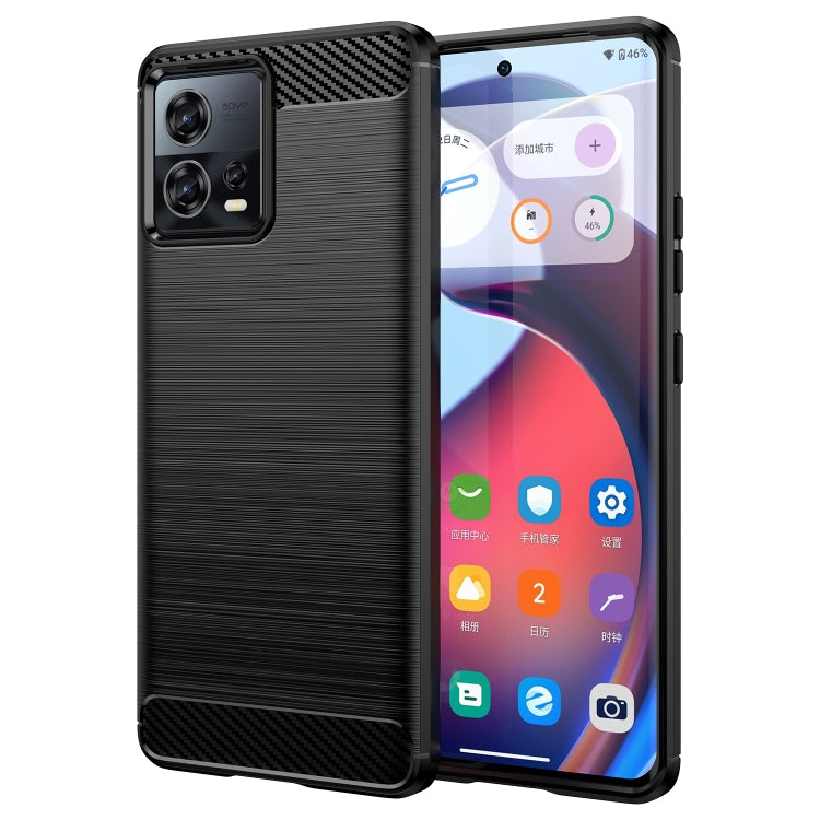 Brushed Texture Carbon Fiber TPU Phone Case, For Motorola Moto S30 Pro