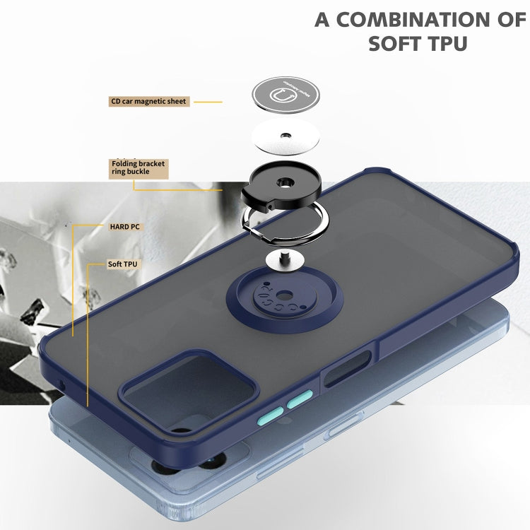 Q Shadow 1 Series TPU + PC Phone Case with Ring, For T-Mobile REVVL 6 5G, For T-Mobile REVVL 6 Pro 5G