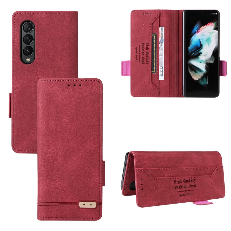 Magnetic Clasp Flip Leather Phone Case, For Samsung Galaxy Z Fold4, For Asus Zenfone 9