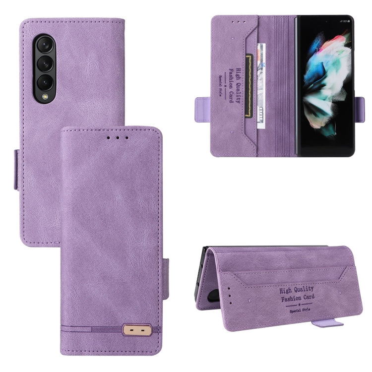Magnetic Clasp Flip Leather Phone Case, For Samsung Galaxy Z Fold4, For Asus Zenfone 9