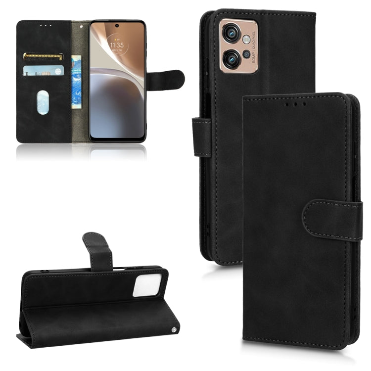 Skin Feel Magnetic Flip Leather Phone Case, For Motorola Moto G32, For T-Mobile Revvl 6 5G, For T-Mobile Revvl 6 Pro 5G, For vivo Y02s, For vivo Y77 Global, For OnePlus 10T 5G