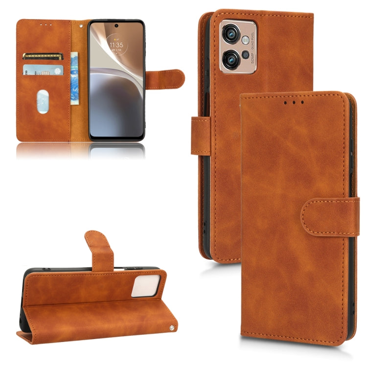 Skin Feel Magnetic Flip Leather Phone Case, For Motorola Moto G32, For T-Mobile Revvl 6 5G, For T-Mobile Revvl 6 Pro 5G, For vivo Y02s, For vivo Y77 Global, For OnePlus 10T 5G