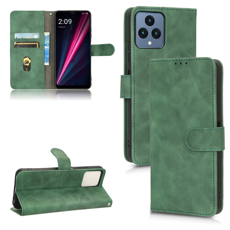 Skin Feel Magnetic Flip Leather Phone Case, For Motorola Moto G32, For T-Mobile Revvl 6 5G, For T-Mobile Revvl 6 Pro 5G, For vivo Y02s, For vivo Y77 Global, For OnePlus 10T 5G