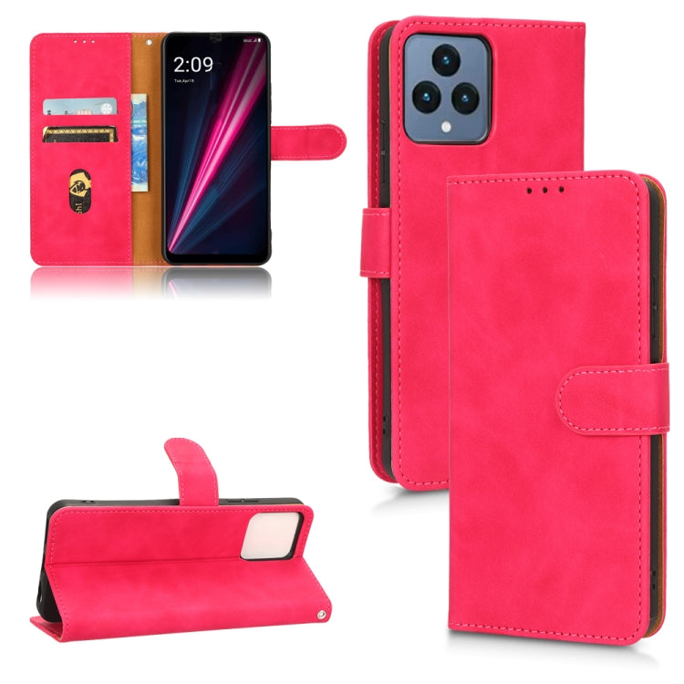 Skin Feel Magnetic Flip Leather Phone Case, For Motorola Moto G32, For T-Mobile Revvl 6 5G, For T-Mobile Revvl 6 Pro 5G, For vivo Y02s, For vivo Y77 Global, For OnePlus 10T 5G