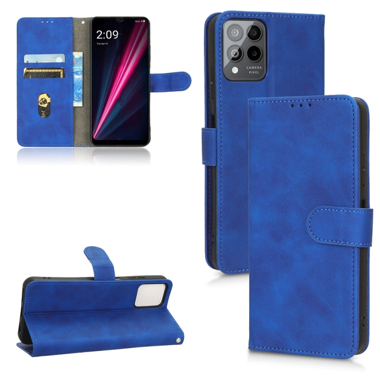 Skin Feel Magnetic Flip Leather Phone Case, For Motorola Moto G32, For T-Mobile Revvl 6 5G, For T-Mobile Revvl 6 Pro 5G, For vivo Y02s, For vivo Y77 Global, For OnePlus 10T 5G